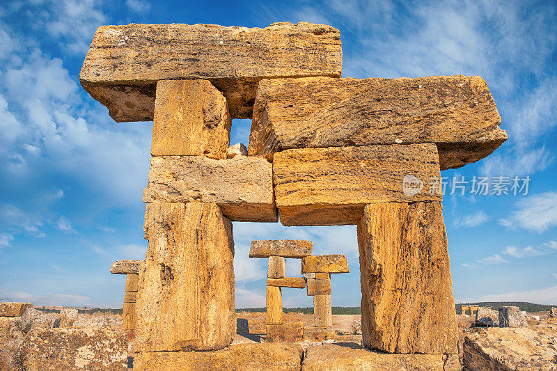 Ruins of Ancient City of Blaundus in U?ak, Turkey